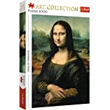 Trefl 1000 Elementi, collezione d'arte, qualità premium, per adulti e Bambini dai 12 anni Puzzle, Colore Gioconda-Leonardo da Vinci, WPU-10542-01-002-01
