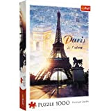 Trefl 1000 Elementi, Francia, Capitali d'Europa, Vista sulla Torre Eiffel, Arco di Trionfo, Te, Intrattenimento Creativo, Regalo, Puzzle Parigi all'Alba, ...