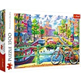 Trefl 1500 Elementi, qualità premium, per adulti e Bambini da 12 anni Puzzle, Colore Canale, Ein Kanal in Amsterdam, 26149
