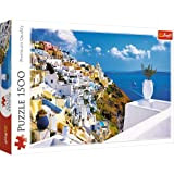 Trefl 1500 Elementi, qualità Premium, per Adulti e Bambini dai 12 Anni Puzzle Santorini Greece, Colore Grecia, TR26119