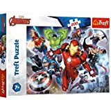 Trefl 200 Elementi, Avengers Coraggiosi, per Bambini da 7 Anni Puzzle, Colore, Marvel, 13260