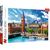 Trefl 500 Elementi, alta qualità, monumenti, Big Ben, vista sulla città, per i fan di Londra, capitale dell'Inghilterra Puzzle, Colore ...