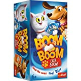 Trefl - Boom Boom – Cats and Dogs, Cagnolini e Gattini, Gioco con Campana, Gioco Di Famiglia, Gioco Sociale Per ...