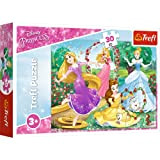 Trefl- Eine Prinzessin Sein, Disney Princess 30 Elementi, Essere Una Principessa, per Bambini dai 3 Anni Puzzle, Colore, 18267