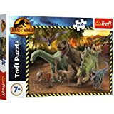 Trefl- intrattenimento Creativo, Divertimento per Bambini a Partire da 6 Anni Puzzle, Colore Dinosauri del Jurassic Park, 13287