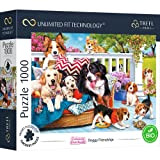 Trefl Prime - Puzzle Uft Cuteness Overload: Doggy Friendship - 1000 Elementi, Cartone Più Spesso, Bio, Cani, Cuccioli, Animali, Imagine ...