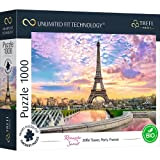 Trefl Prime - Puzzle Uft Romantic Sunset: Eiffel Tower, Paris, France - 1000 Elementi, Cartone Più Spesso, Bio, Torre Di ...