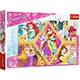 Trefl- Prinzessinnen Abenteuer, Disney Princess 160 Elementi, Avventure delle Principesse, per Bambini da 6 Anni Puzzle, Colore, 15358