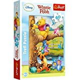 Trefl- Winnie The Pooh & Friends 60 Elementi, Un Piccolo Qualcosa, per Bambini da 4 Anni Puzzle, Colore Disney Pooh, ...