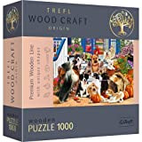 Trefl- Woodcraft 1000 Elementi, Artigianato Ligneo, Forme Irregolari, 100 Figure di Animali, Moderno Premium, Fai da Te, per Adulti E ...