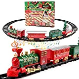 Trenino Natalizio ,Treno elettrico di Natale,Trenino Natale con Luci e Suoni per Natale Decorazioni, Trenino Natalizio Regalo per Bambini natalizio