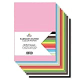 Tritart Carta colorata A4 130g/m2|120 Fogli colorati resistenti per fai da te|Cartoncini robusti creativi per fai da te|Cartoncini da foto ...