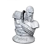 TRK God of War 4 Kratos Kui Ye Ye 1/4 Busto Statua Imitazione Decorazione di Rame Desktop Carattere Desktop Carattere ...
