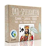 TS Spielkarten Carta ecologica Rommee Canasta, Bridge, immagine francese, skat poker Mau-Mau gioco di carte originali Romme (1 x carte ...