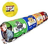 tunnel da gioco per bambini, con treno dei cartoni animati, con tunnel popup, tunnel per gattonare, tunnel per bambini, giocattoli ...
