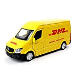 TURBO CHALLENGE - Camion DHL - Porta Apribile - DHL - Giallo - 850318 - Retro Frizione - Metallo - ...