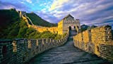 TWYYDP Jigsaw 1000 Pezzi Puzzles Spettacolare Scenario della Grande Muraglia Cinese Realizzato in Legno Non sarà Deformato