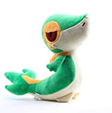 TYOKGE 27cm 1pcs Cute Plush Toy Anime Snivy Snake Doll Stuffed Animals Dolls for Kids Couples Christmas Birthday Gift