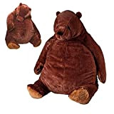 Uanaga Brown Djungelskog Teddy Bear Pillow, Bear Plush Toys Brown, Big Teddy Bear Plush Toys, Peluche ripiene Doll Home Decor ...