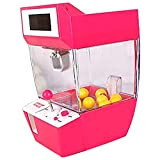 UANG Doll Claw Machine Slot Gioco Vending Candy Machine Grabber Arcade Desktop Catturato Divertimento Musica Giocattoli Divertenti Gadget Bambini, Rosa, ...