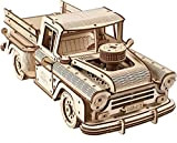 UGEARS Kit Modellino Auto da Costruire - Classico Pickup Lumberjack anni 1950 Puzzle 3D in Legno - Modellismo per Adulti ...