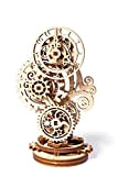 UGEARS Orologio Steampunk Puzzle in legno 3D - Set di costruzione modello meccanico orologio in legno - Kit modello fai-da-te ...