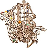 UGEARS Pista per Biglie Puzzle 3D - Marble Run Quarta versione Pista Biglie per bambini puzzle in legno con biglie ...