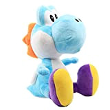 uiuoutoy Yoshi Peluche Super Mario Bros Toys Soft Dolls Regalo 30,5 cm Azzurro