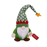 UKETO Rudolph Cintura giocattolo senza viso con Lollipop GNOME Desktop Ornamento Festa Scena Layout per Bambini Capodanno Regalo di compleanno