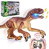Ulikey Dinosauro Telecomandato Giocattolo, Tyrannosaurus Dinosaur, Dinosauro Gigante con Camminare e Ruggire, Dinosauro Robot per Bambini Compleanno Regali Ragazzi Ragazze