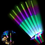 Ulikey Spade Laser per Bambini, 6 Pezzi LED Giocattolo Luminose, LED Giocattoli per Bambini, Luminosa Giocattolo, Giocattolo Festa Fluorescente per ...