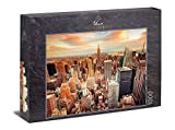 Ulmer Puzzleschmiede - Puzzle Manhattan - Puzzle 1000 Pezzi - New York City con Lo Skyline di Manhattan al Tramonto