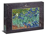 Ulmer Puzzleschmiede - Puzzle Van Gogh, Irisis - Puzzle 1000 Pezzi - Iris Davanti a Un colorato Prato Fiorito (Van ...