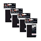 Ultra Pro 4 x protezioni per Deck (82669) – Sleeves – nero – (4 x 50 manicotti standard)