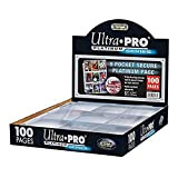 Ultra Pro Album 84732, 100 pagine sicure di platino a 9 tasche, pagine a 3 fori