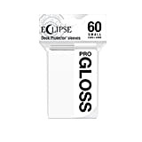 Ultra Pro E-15624 Eclipse Gloss - Maniche piccole, confezione da 60, colore: Bianco artico