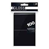 ULTRA-PRO Lot de 100 Sleeves PRO-Gloss Format US 66x91mm (Noir)