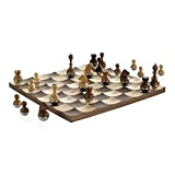 Umbra Wobble Set di scacchi, Faggio, Noce