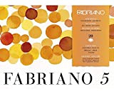 Unbekannt Fabriano Disegno 5"-Cartoncino ad Acquerello, 300 g/m2, 31 x 41 cm, 20 Fogli, 4 Lati, Senza Cloro e acidi, ...