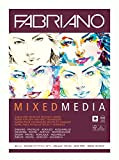 Unbekannt Fabriano Mixed Media-Blocco di Carta per artisti, Formato DIN A3, 40 Fogli da 250 g/m², Adatto per Tecniche di ...