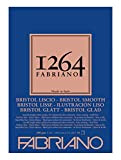Unbekannt Honsell 19100655-Blocco Bristol Fabriano 1264, 4 incollati, 200 g/mq, DIN, 50 fogli di carta bianca extra liscia, senza acidi, ...
