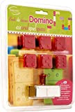 Unbekannt Townsman 966902 taglierina Domino - Impostato, in Acciaio Inox/plastico, Rosso/Argento, 6 x 3 x 2,2 cm