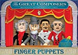 Unemployed Philosophers Guild Finger Puppet Box Set - Grandi Compositori Puccini, Verdi, Mozart e Beethoven