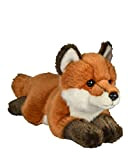 Uni-Toys - Volpe rossa, sdraiata - 24 cm (lunghezza) - volpe, animali della foresta - peluche