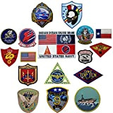 United Sates Navy CVW-2 Top Ten USS Ranger Ricamato Patch Appliques Decorazioni di Halloween Outdoor Cosplay Costume Toppe Militare Tattico ...