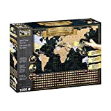 University Games- Puzzle da grattare con Mappa del Mondo, U08566