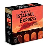University Games- The Orient Express-Puzzle da 1000 Pezzi Murder Mystery, Colore Arancione, Taglia unica, 33122