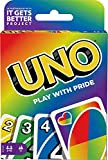 UNO Versione Pride, Gioco di Carte, Giocattolo per Bambini 7+Anni, GTH19