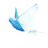 Uposao Bird - Volante con simulazione di uccelli, telecomandato, a battito di ali a induzione, con LED, piccoli giocattoli da ...