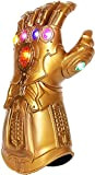 UrMsun Iron Man Infinity Gauntlet per bambini con 2 batterie di ricambio, Iron Man Glove LED con pietre per bambini